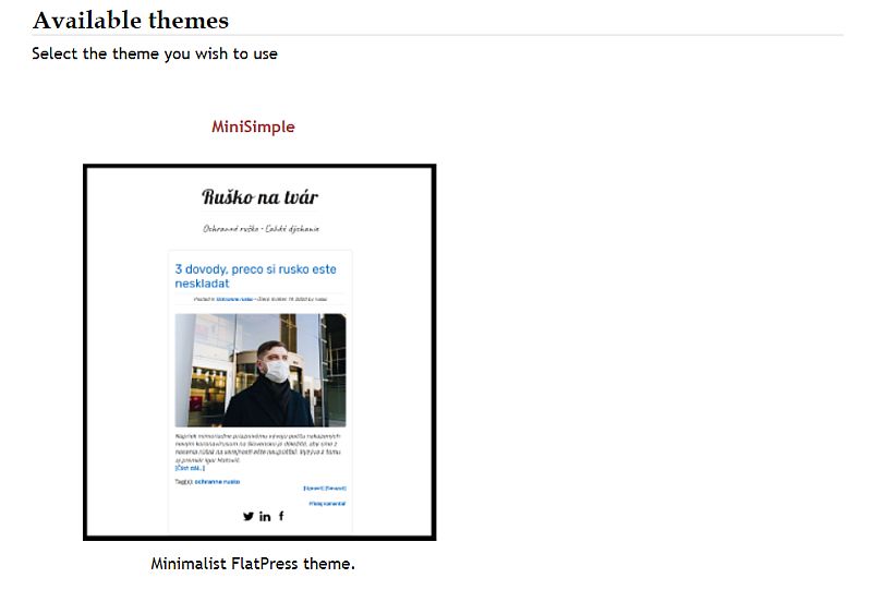 installation-minisimple-theme